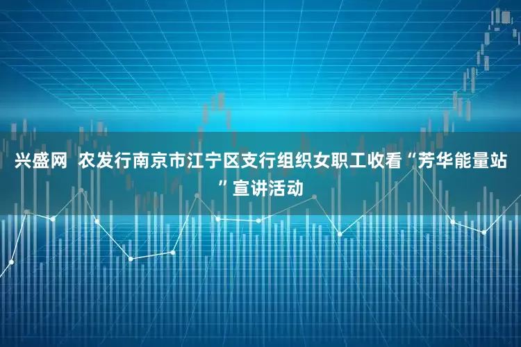 兴盛网  农发行南京市江宁区支行组织女职工收看“芳华能量站”宣讲活动