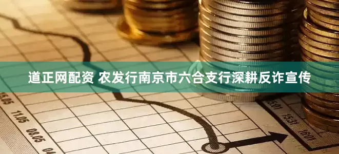 道正网配资 农发行南京市六合支行深耕反诈宣传