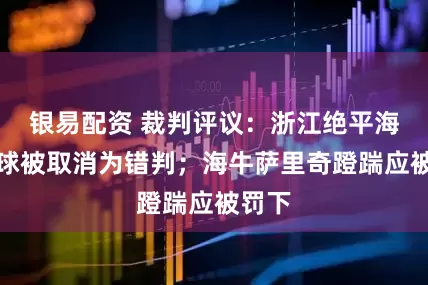 银易配资 裁判评议：浙江绝平海港进球被取消为错判；海牛萨里奇蹬踹应被罚下