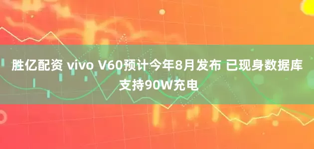 胜亿配资 vivo V60预计今年8月发布 已现身数据库 支持90W充电